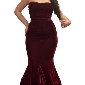 Velvet Prom Dress